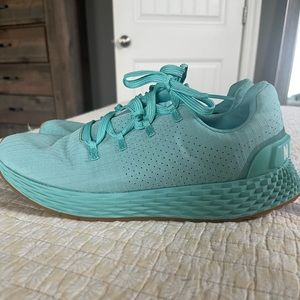 NOBULL turquoise ripstop running shoes